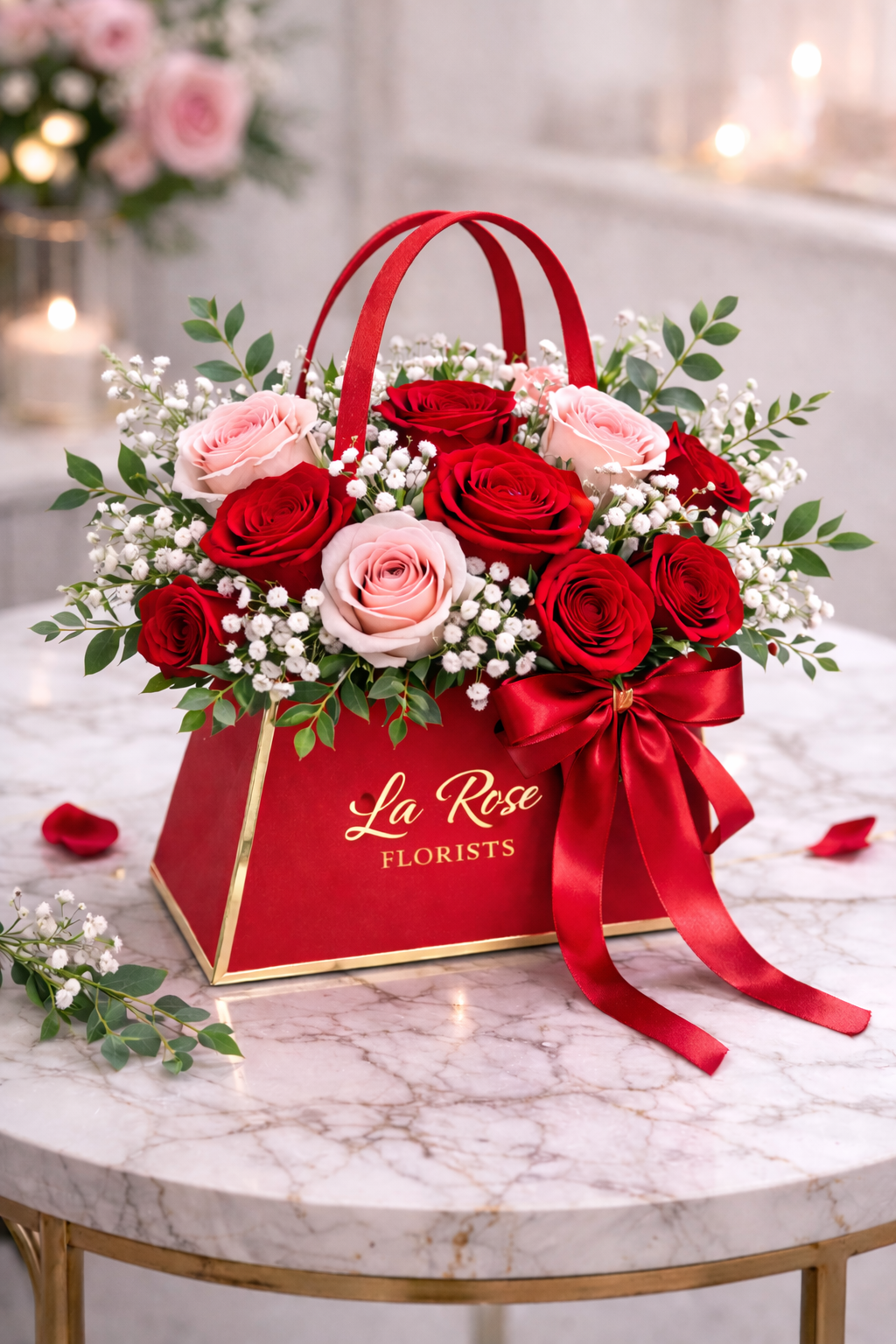 Golden Romance Love Bag